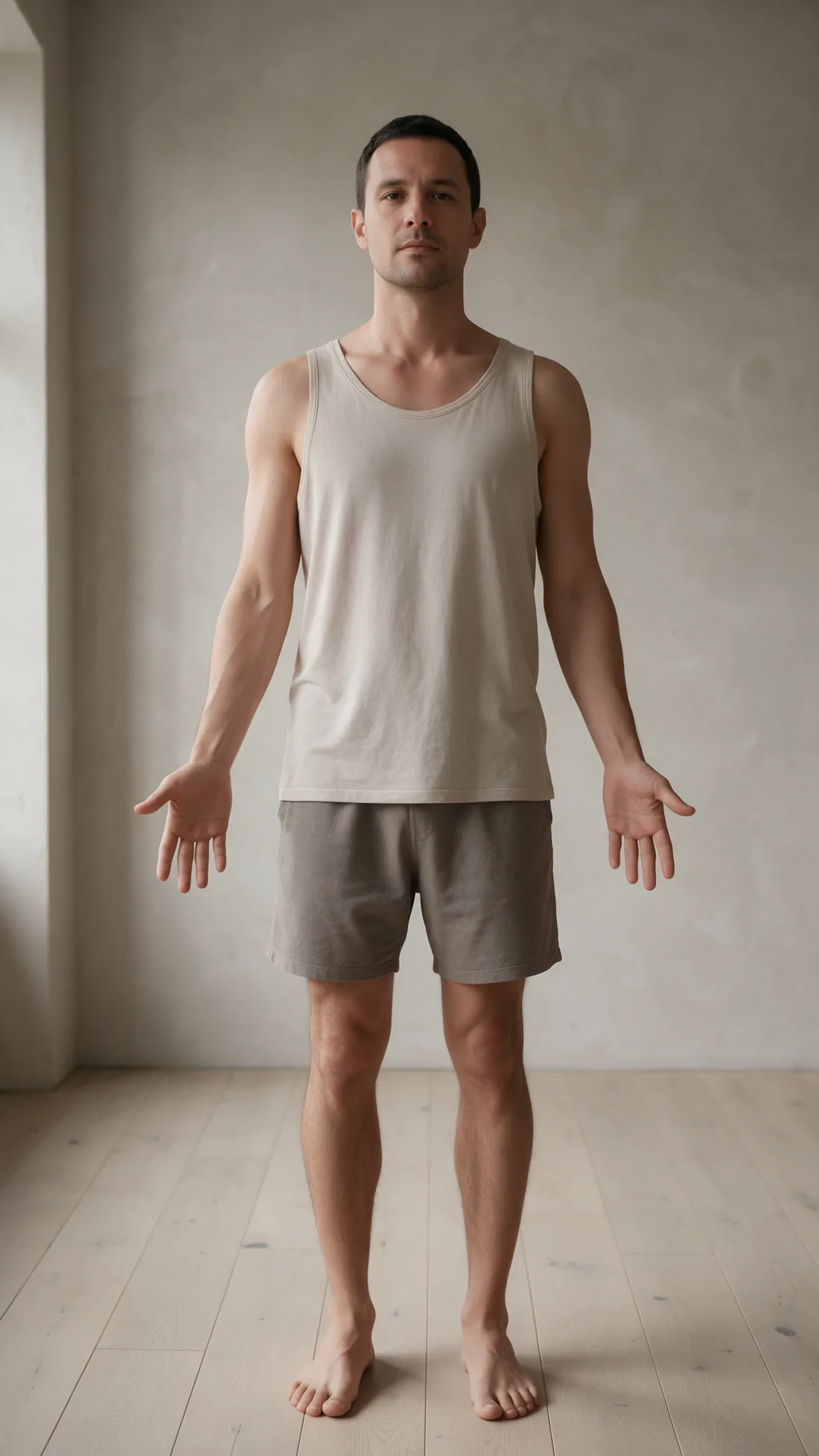 Full-body figure with the lymph node groups marked: face, neck and collarbone, armpit, belly, groin and knee